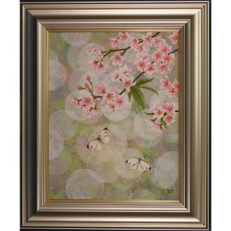 [髙井美香]日本画『花の精』