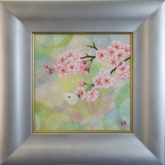 [髙井美香]日本画『春色』