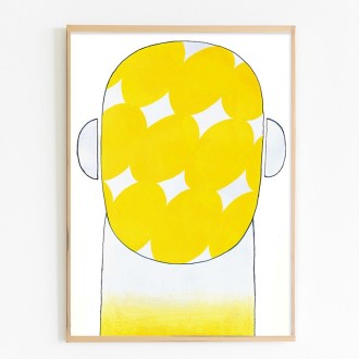 [いおり]アクリル画『10/2  ワクワク』