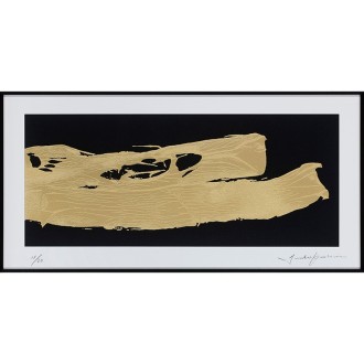 [コシノジュンコ]リトグラフ『勢い－金－』