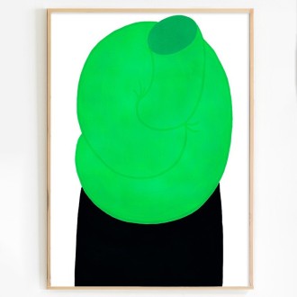 [いおり]アクリル画『8／9』