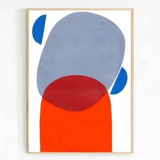 [いおり]アクリル画『10／20 混乱』