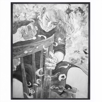 [菅原青生]デジタル版画『今を生きる』