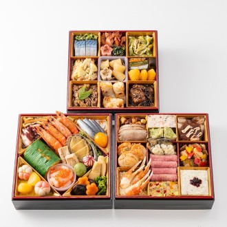 〔銀座久兵衛×日本橋たいめいけん(2代目)〕美肴おせち三段重