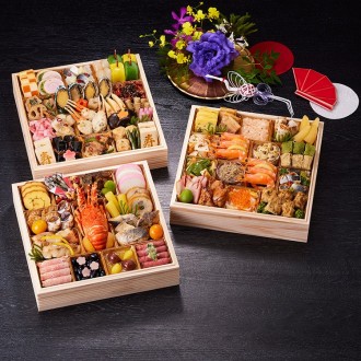 [京都しょうざん]和風おせち料理「紙屋川」三段重