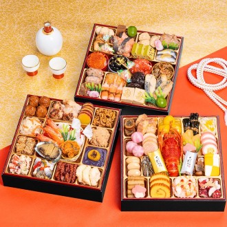 [千賀屋謹製]迎春おせち料理「彩華千」和風三段重