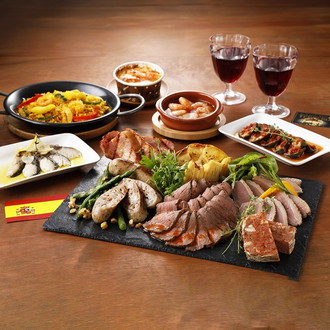 [スペインバル モン・テルセーロ]本格スペイン料理オードブル