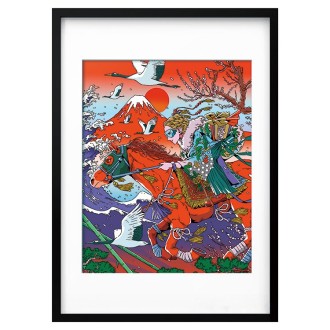 [イマムラ]デジタル版画『Auspicious Run』