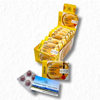 〔MIS〕マヌカハニードロップ10＋1ダースセット（オリジナル巾着付き）