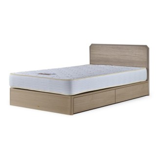 [シモンズ]イクラス フラット6.5 引出付きタイプ シングル グレージュ