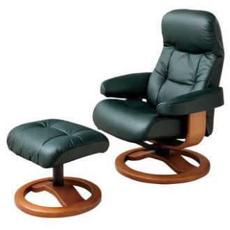 [シモンズ]フィヨルド リクライニングチェア215 フォレストｘチーク