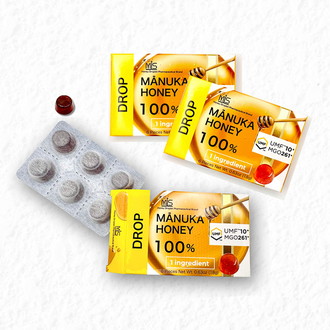 〔MIS〕マヌカハニー100％ドロップUMF10＋3箱セット
