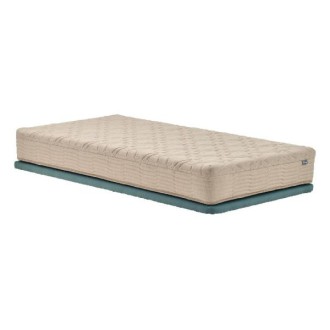 [シモンズ]ポケットダブルス シングル アイボリー/セージ 3.5ｃｍ脚