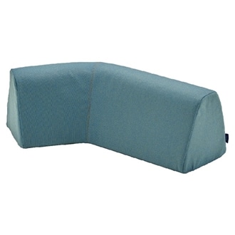 [シモンズ]ポケットダブルス クッション カーブ *受注生産 セージ 左カーブ