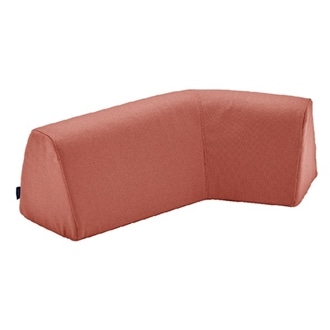 [シモンズ]ポケットダブルス クッション カーブ *受注生産 コーラル 右カーブ