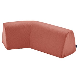 [シモンズ]ポケットダブルス クッション カーブ *受注生産 コーラル 左カーブ