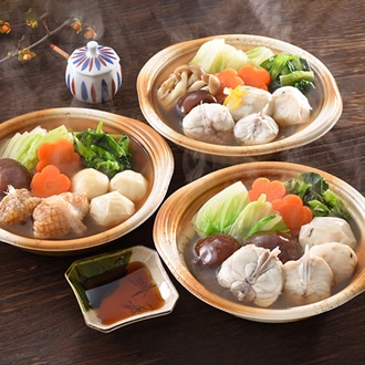 [関とら本店]レンジで簡単 個食鍋3種3個セット