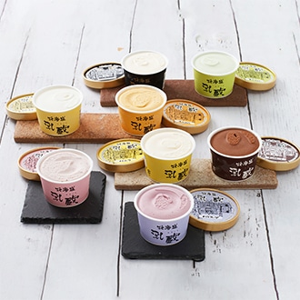 [乳蔵]北海道アイスクリーム8種12個