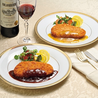 [イル・ド・レ]2種類のソースで楽しむポークカツレツ