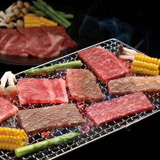国産黒毛和牛（焼肉用） 計1kg（バラ500g・モモ500g）