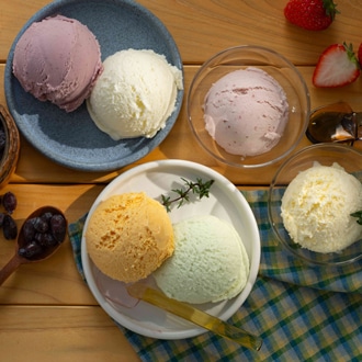 北海道アイスクリーム（7種14個）