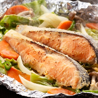 北海道 知床羅臼 鮭のちゃんちゃん焼き