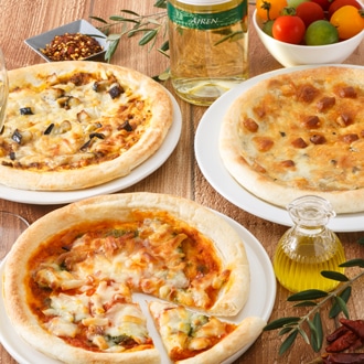 リストランテマッサ監修 3種のこだわりナポリ風ピッツァ