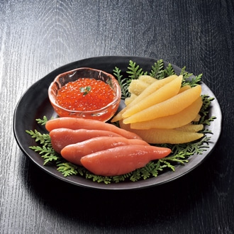 北の魚卵木樽詰3点セット