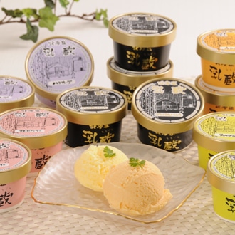 [乳蔵]北海道アイスクリーム5種12個