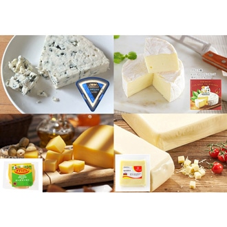 ヨーロッパ産・定番ナチュラルチーズ 4点セット