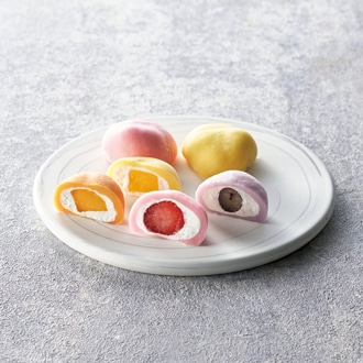 [香炉庵]彩りフルーツ大福（4種 計18個入り）