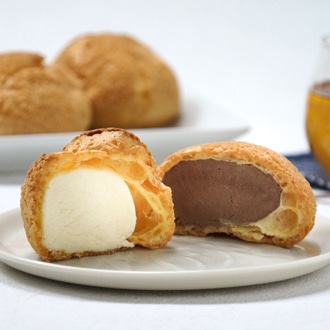 [乳蔵]爽やかクリームのシューセット（計2種6個）