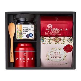 〔母の日〕マヌカハニー&[NINA'S]ニナスギフト（紅茶） NS-MH1
