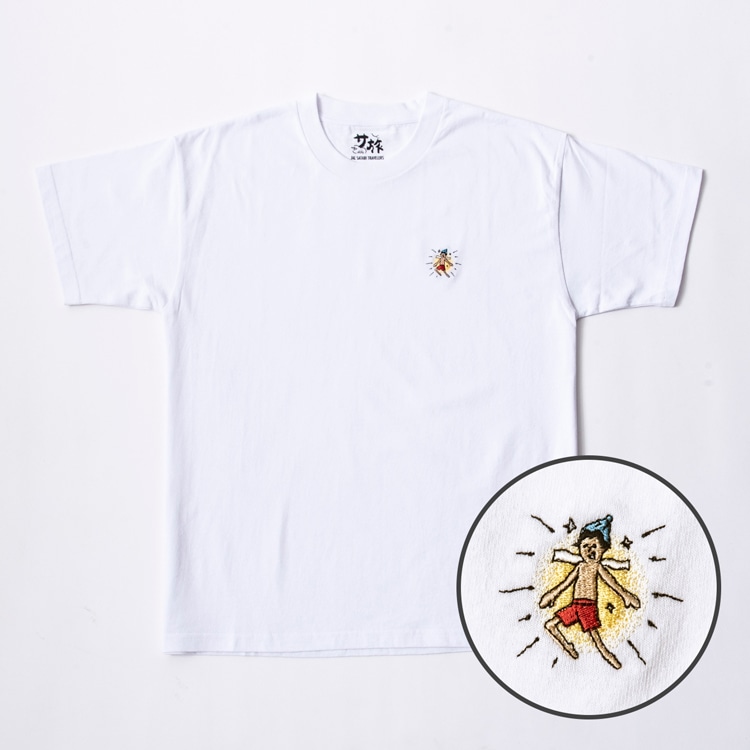 サ旅トラベラーズTシャツ ととのったサ旅くん M