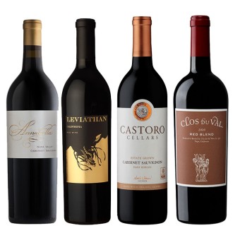 カリフォルニアの頂点を楽しむ！名門ナパ入り赤ワイン4本セット