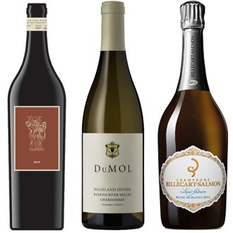 〔セットでお得〕国際線JALファーストクラス歴代採用ワイン赤白泡3本セット