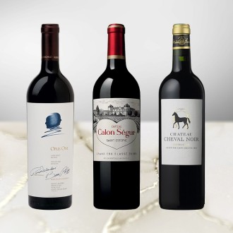 オーパス・ワンと人気のボルドー右岸・左岸堪能赤ワイン 3本セット