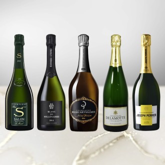 [3周年記念！]ファーストクラスシャンパーニュそろい踏み！「サロン 2015」が入ったシャンパーニュ 5本セット