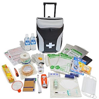 EX.48浮く防災ローリングバッグ ノア（2人用） ブラック