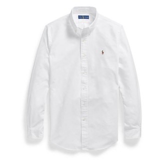 [POLO RALPH LAUREN]カスタムフィット オックスフォードシャツ ホワイト S
