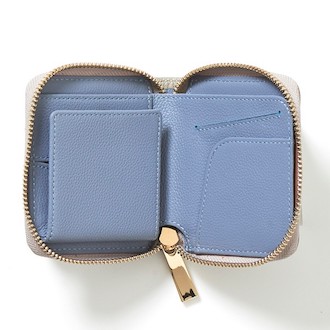 [キオッチョラｘJALショッピング]コンパクトウォレット ブルー