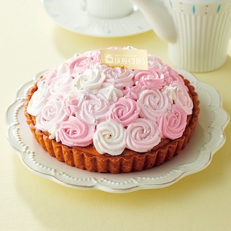 [BON-CHIC]あまおう苺のフラワータルト（5号）