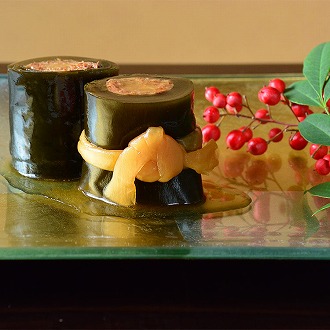山形県産黒毛和牛とごぼうの昆布巻き