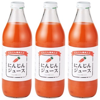 人参ジュース（りんご果汁入り）3本