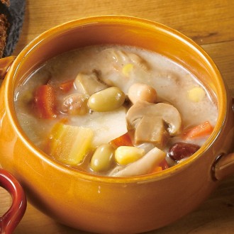 お豆ときのこのごろっとおかずポタージュ