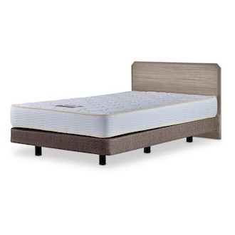 [シモンズ]イクラス フラット6.5 ダブルクッションタイプ ダブル グレージュ