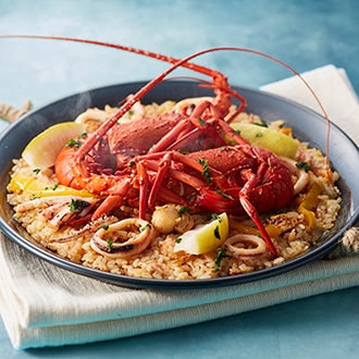 伊豆の伊勢海老で作るパエリアミールキット