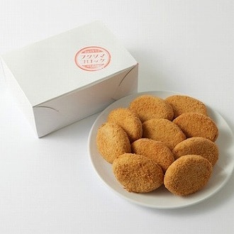 秋田県 男鹿半島［グルメストアフクシマ］フクシマのコロッケ10個（油調済）