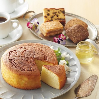 [西洋菓子処バイエルン]熟成バターケーキ「ルートヴィヒ・世」PRAMIE セット