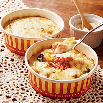 甘エビとペンネのグラタン＆濃厚カニのグラタン4個セット